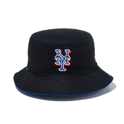 NEW ERA バケット01 リバーシブル MLB Reversible Hat ニューヨーク・メッツ ブラック/ライトロイヤル