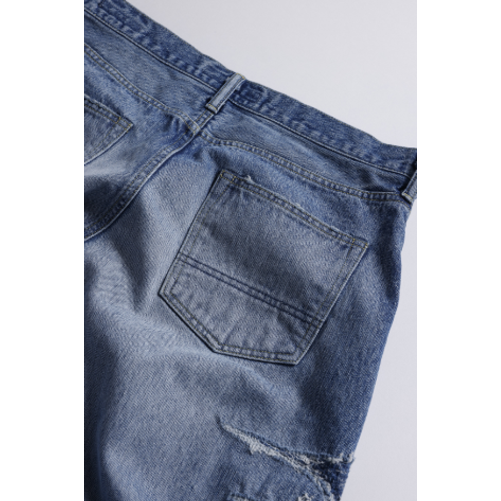 FDMTL FA26PN32H HAKAMA DENIM PANTS 10YR WASH