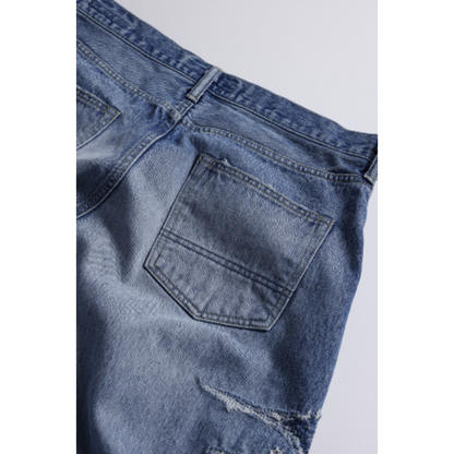 FDMTL FA26PN32H HAKAMA DENIM PANTS 10YR WASH