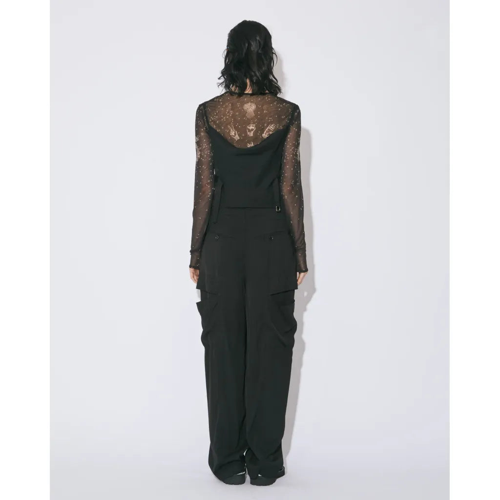 beautiful people rayon barathea bow silhouette pants