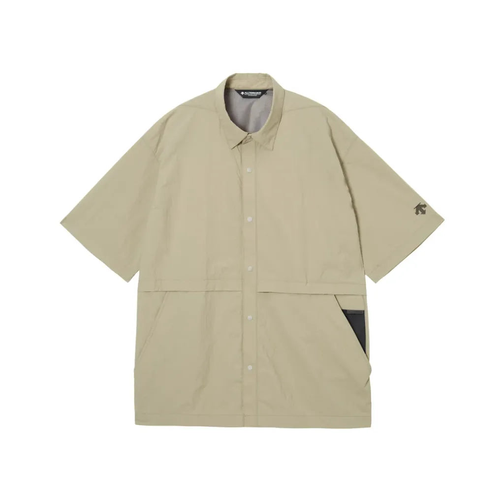 DESCENTE ALLTERRAIN（デサント オルテライン）【81】ウーブンハーフスリーブシャツ