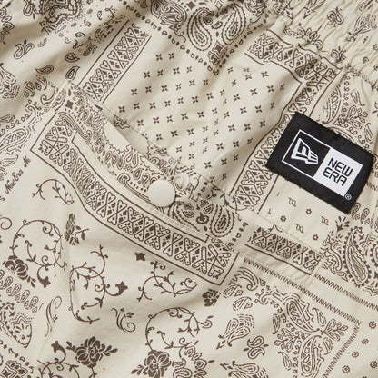 NEW ERA  ウーブン ショートパンツ Floral Paisley ストーン