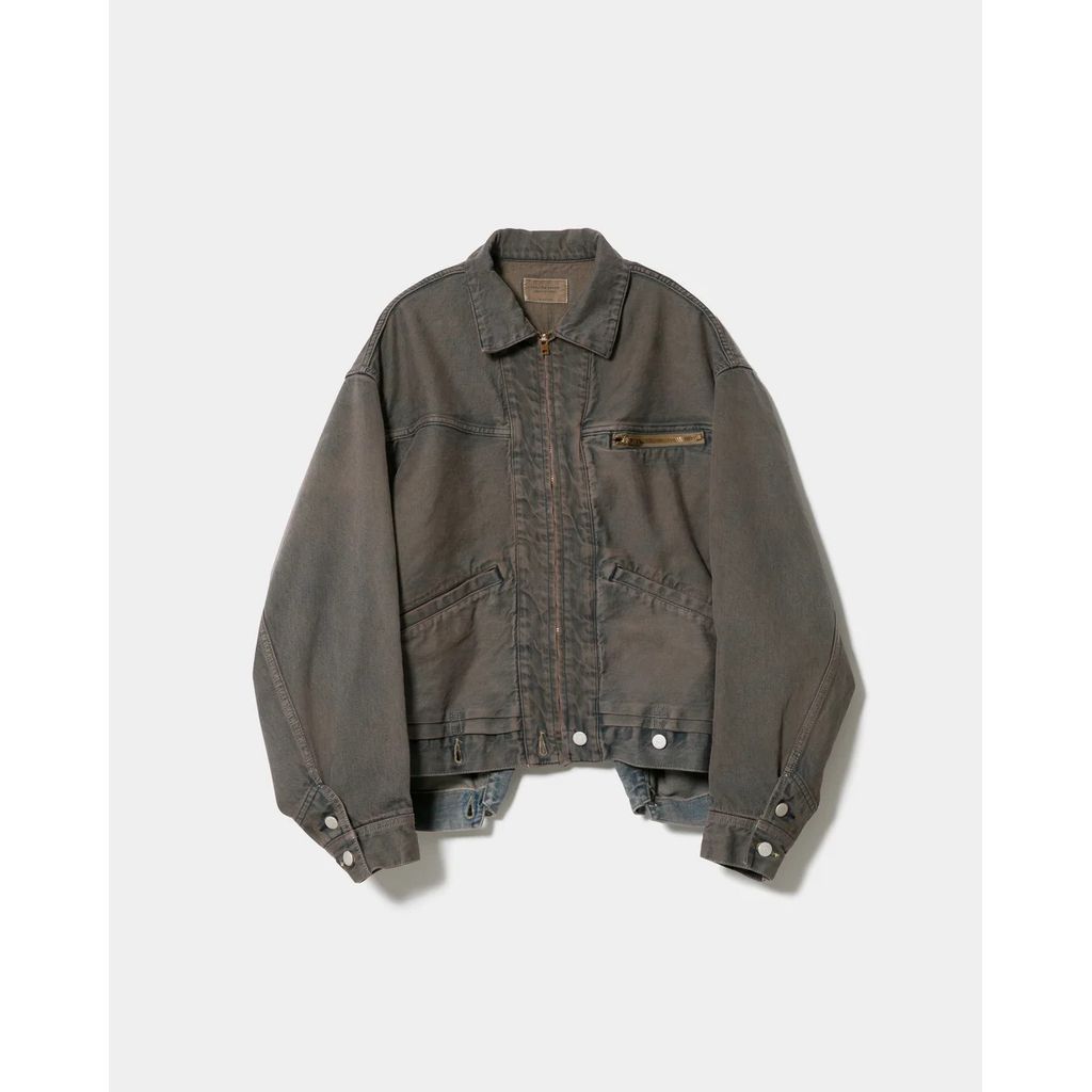 beautiful people double-end selvedge denim blouson gradation