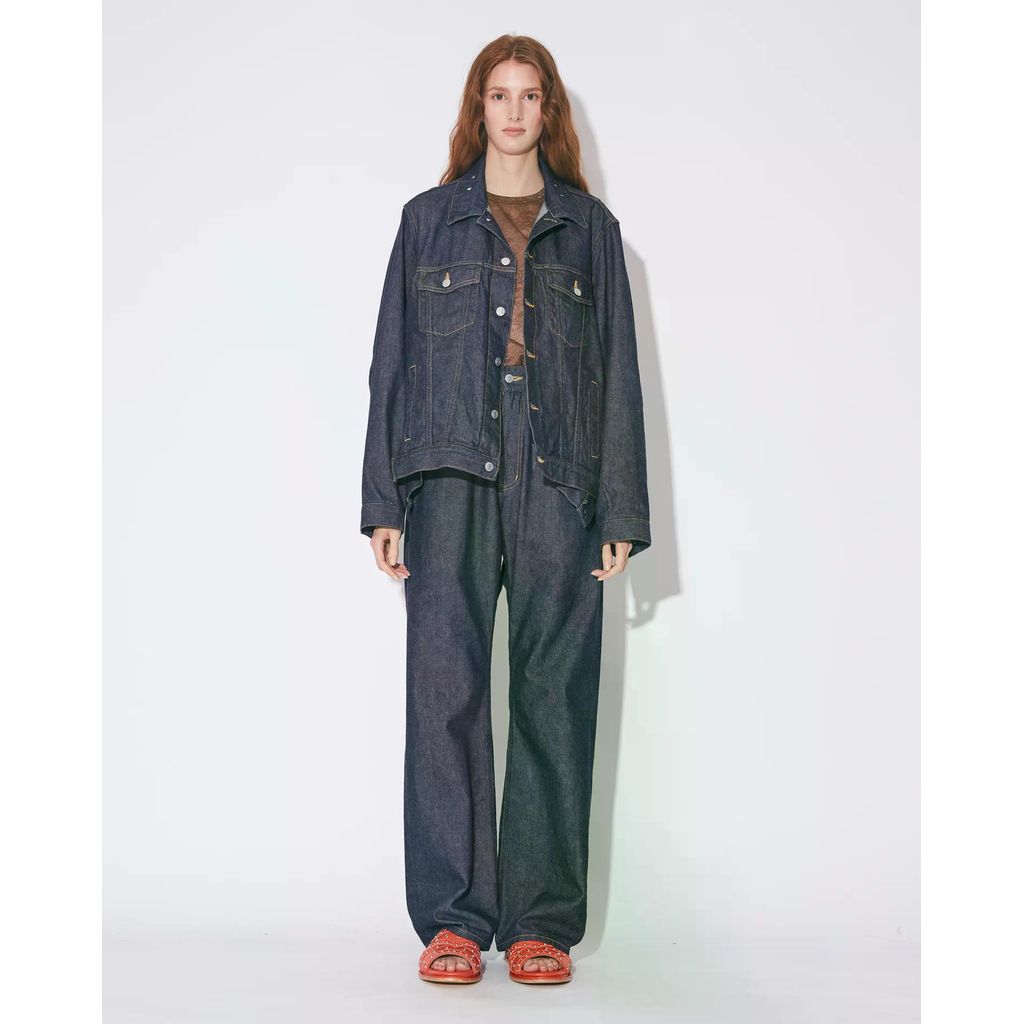 beautiful people double-end left hand twill denim blouson