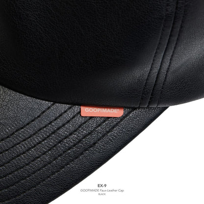 GOOPiMADE EX-9 GOOPiMADE Faux-Leather Cap