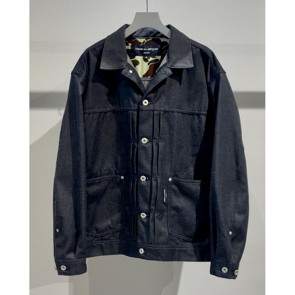 COMME des GARCONS HOMME エステルコットン デニムジャケット