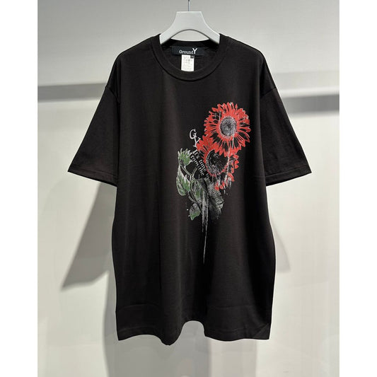 Ground Y JERSEY SUNFLOWER T-SHIRT