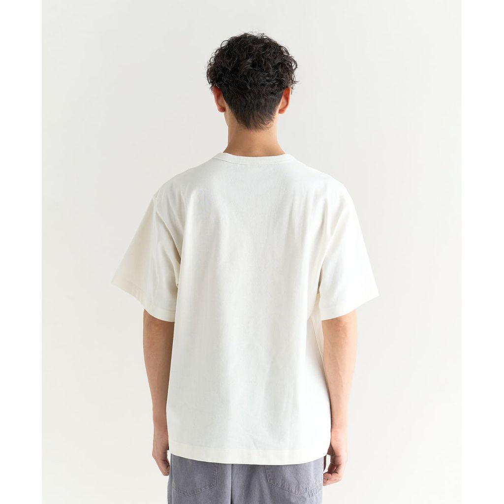 NANGA  ECO HYBRID BOX LOGO EMBROIDERY TEE(UNISEX)