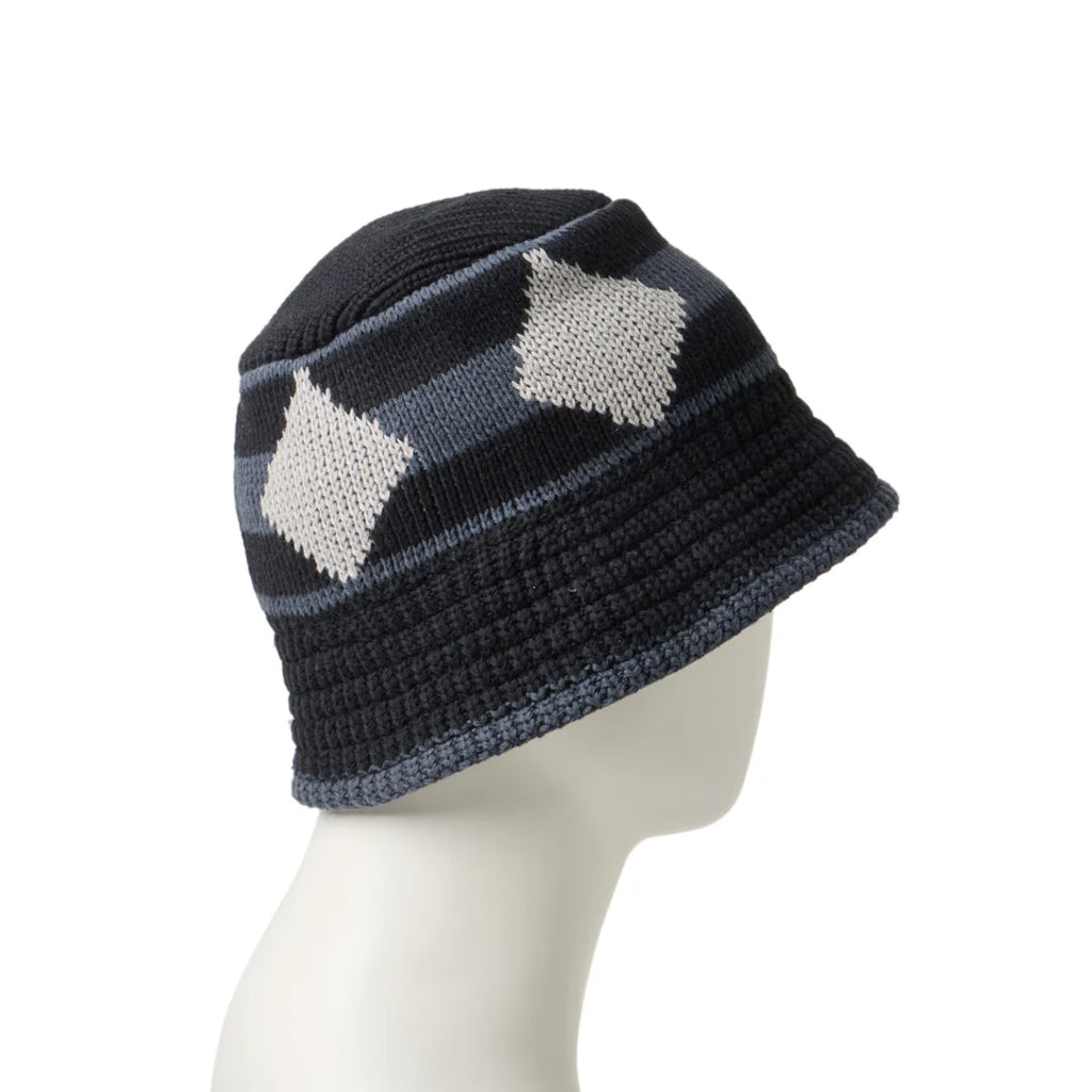 NEW ERA ニットバケット ダイヤモンド ブラック グラファイト  14667671