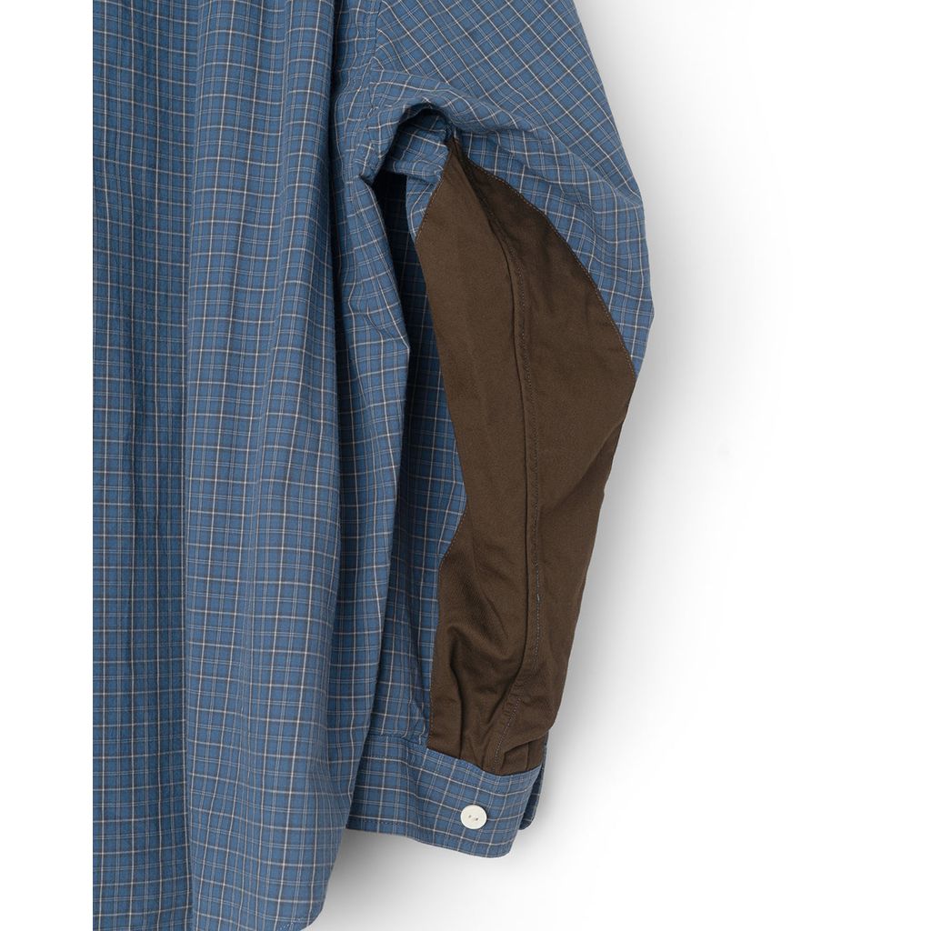 refomed WRIST PATCH WIDE SHIRT "CHECK"