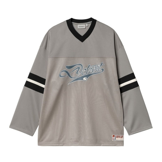 CARHARTT WIP  WIP L/S DETROIT MESH T-SHIRT - Yosemite / Black / Wax