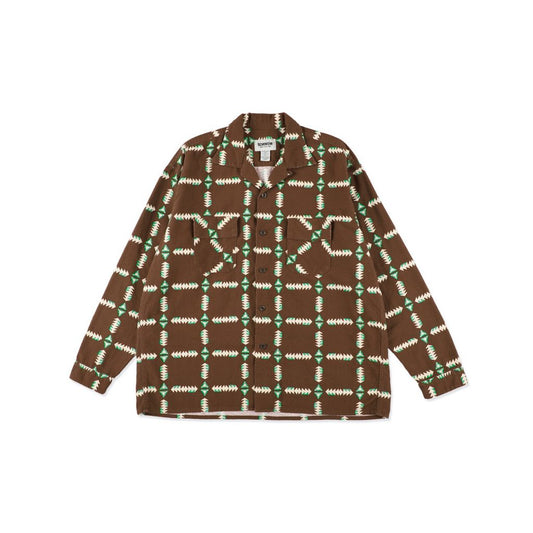 BOW WOW NAVAJO PRINT FLANNEL SHIRT AGED