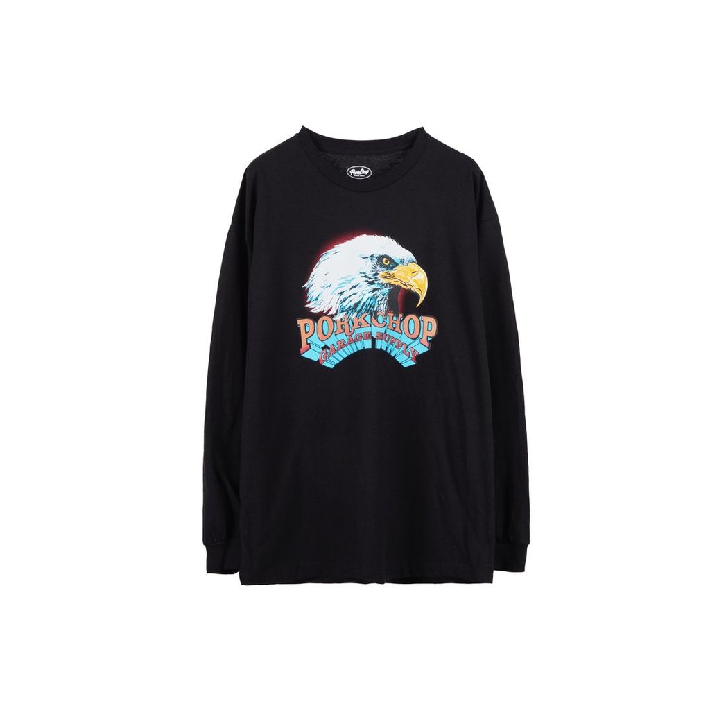 MASSES PORKCHOP×MASSES T-SHIRT EAGLE L/S