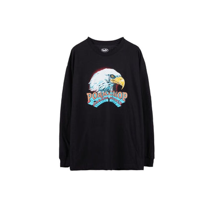 MASSES PORKCHOP×MASSES T-SHIRT EAGLE L/S