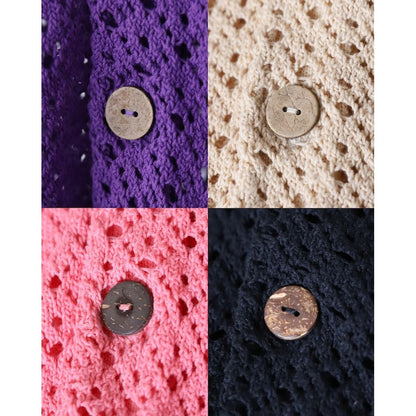 AMBERGLEAM Fringe Cotton Knit Shirt