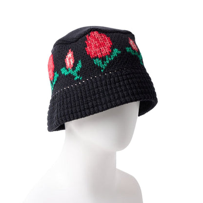 NEW ERA ニットバケット ローズ ブラック 14667667