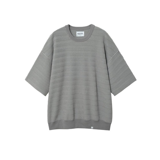 MAGIC STICK ZIGZAG LINED SS CREW