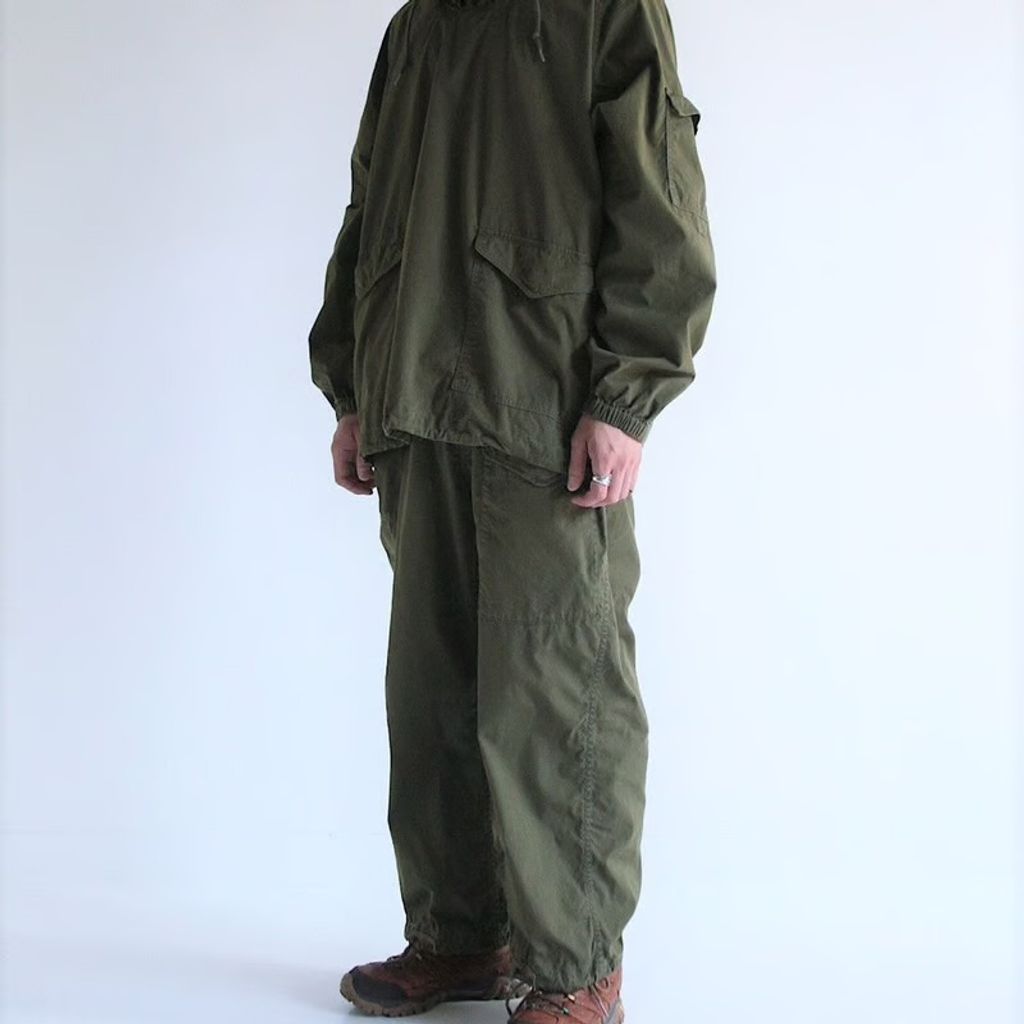 ANACHRONORM AN273 MILITARY ANORAK PULLOVER JACKET OLIVE – MAROON