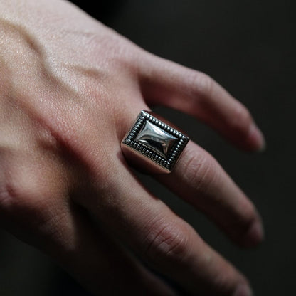XOLO JEWELRY Square Mirror Ring