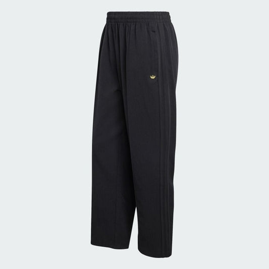 adidas Originals ファイヤーバード ルーズ ピンストライプ トラックパンツ（BLACK）