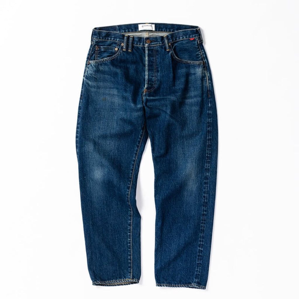 ANACHRONORM CONTEXT-001-1Y REGULAR TAPERED 5P PANTS INDIGO(ONE YEAR WASH)