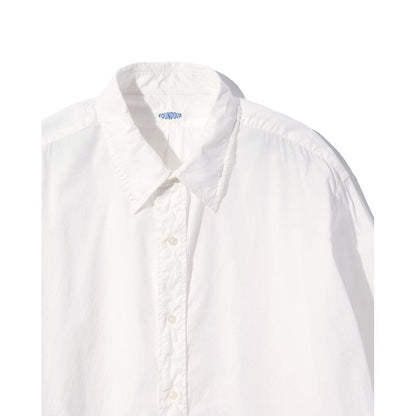 FOUNDOUR COTTON BROAD REGULAR COLLAR SHIRT