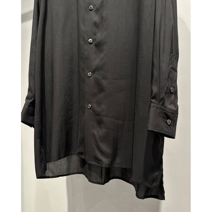 Y's for men CELLULOSE LAWN LAYERED COLLAR SHIRT