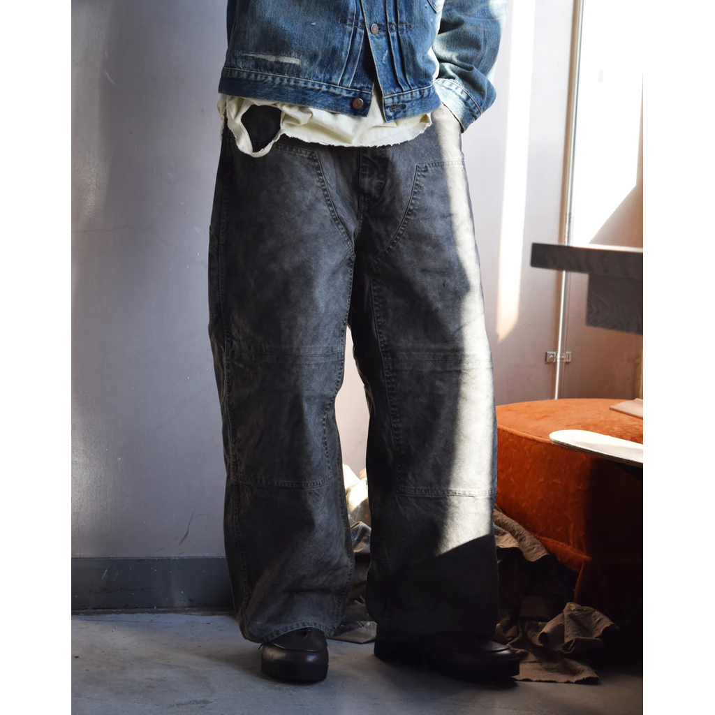 ANACHRONORM AN419 PIGMENT DYED DUCK PAINTER PANTS