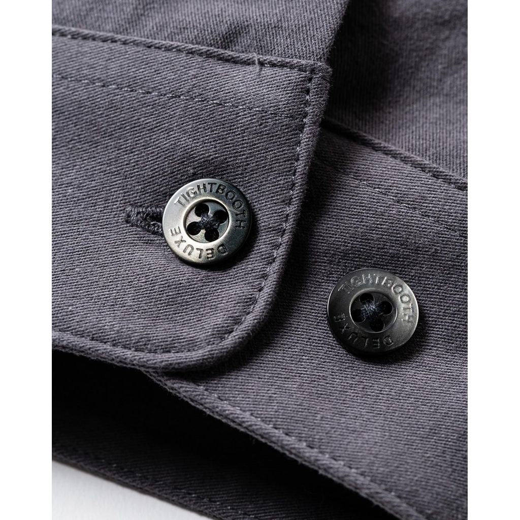 TIGHTBOOTH FLANNEL SKIPPER SHIRT - TIGHTBOOTH x DELUXE