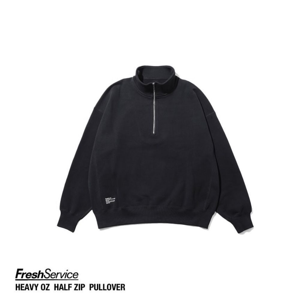 FreshService  "HEAVY OZ HALF ZIP PULLOVER"