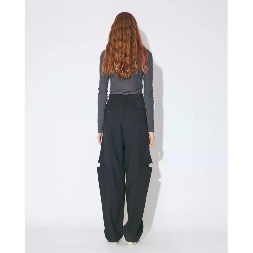 beautiful people flip washable wool jersey high neck top