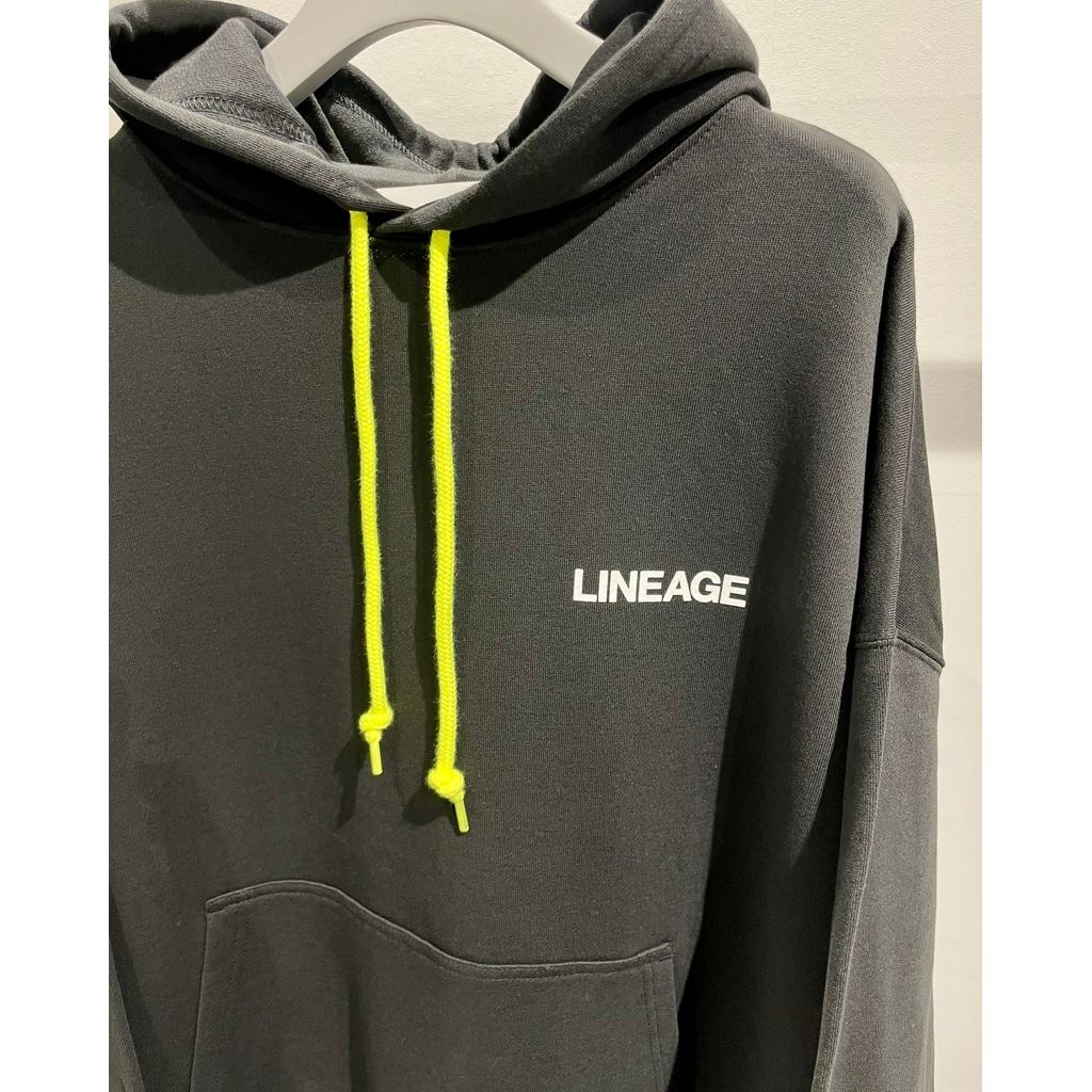 TSUTOMU MORIYA × LINEAGE CORE SP ABSTRACT HOODIE（BLACK）