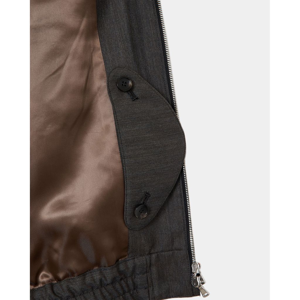 marka 2/60 Wool Tropical Melange / Zip Blouson
