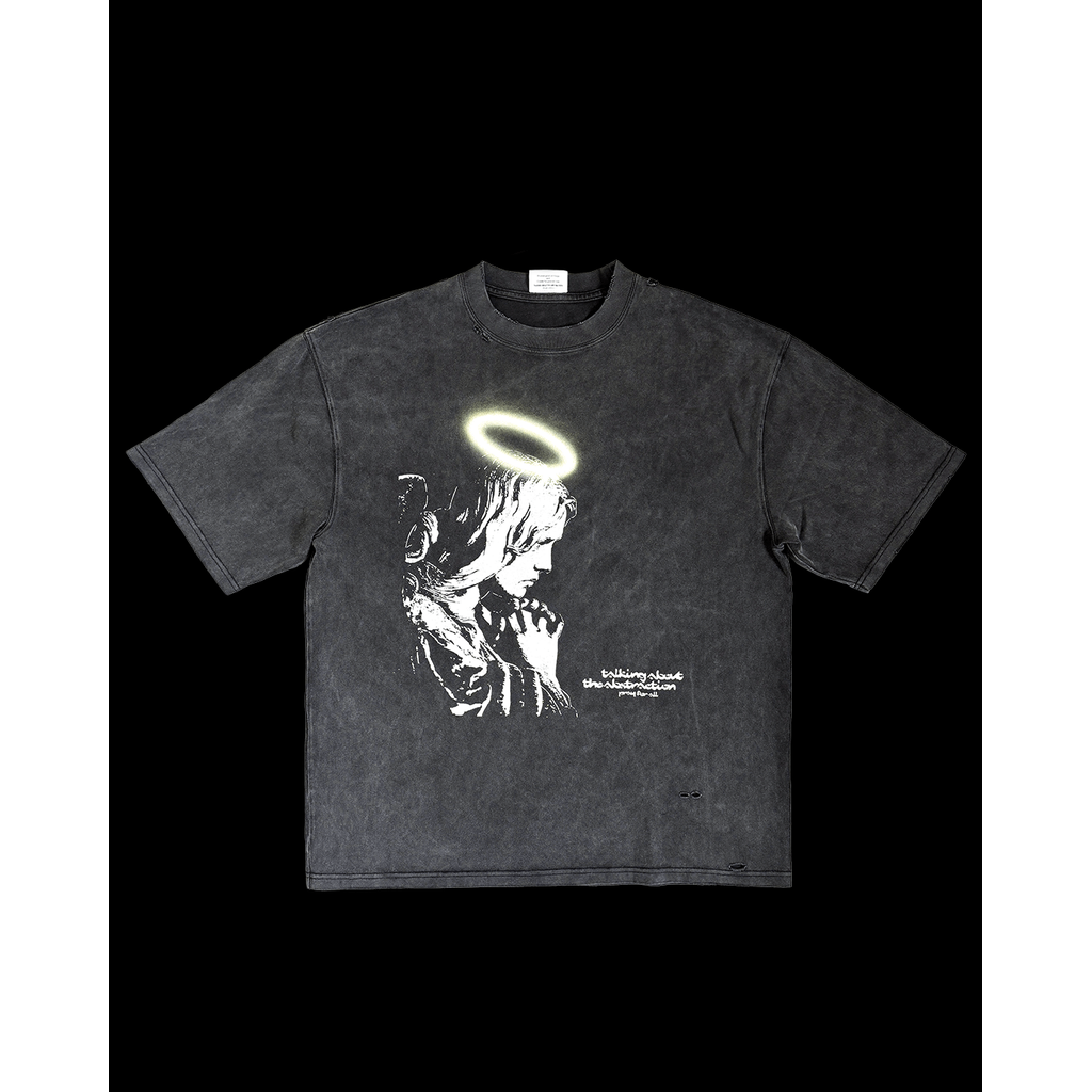 TALKING ABOUT THE ABSTRACTION TRANSCRIPTION ANGEL RING TEE