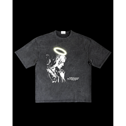 TALKING ABOUT THE ABSTRACTION TRANSCRIPTION ANGEL RING TEE