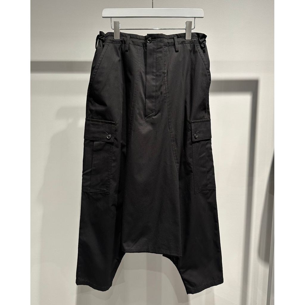 Ground Y COTTON GABARDINE CARGO SAROUEL PANTS
