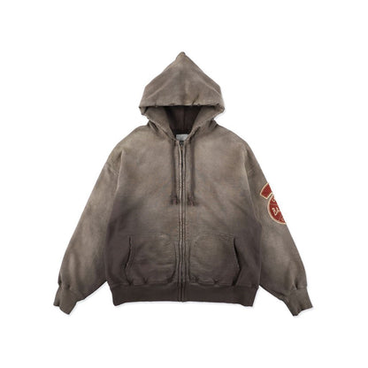BOW WOW BASEBALL CHAMPION ZIP HOODIE AGED