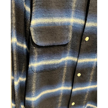 blurhms Cotton Rayon Ombre Work Shirt L/S