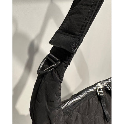 COMME des GARCONS HOMME NYLON RIPSTOP QUILTING BAG（BLACK）