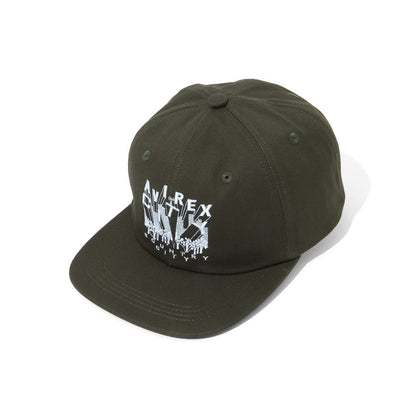 CITY COUNTRY CITY x AVIREX_EMBROIDERED LOGO COTTON TWILL CAP