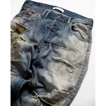 ANACHRONORM HARD REMAKED REGULAR TAPERED 5P PANTS INDIGO (REMAKE)