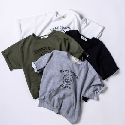 ANACHRONORM COLLEGE CUT-OFF S/S SWEAT