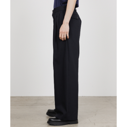 【予約商品】MARKAWARE  TRIPLE PLEATED WIDE TROUSERS