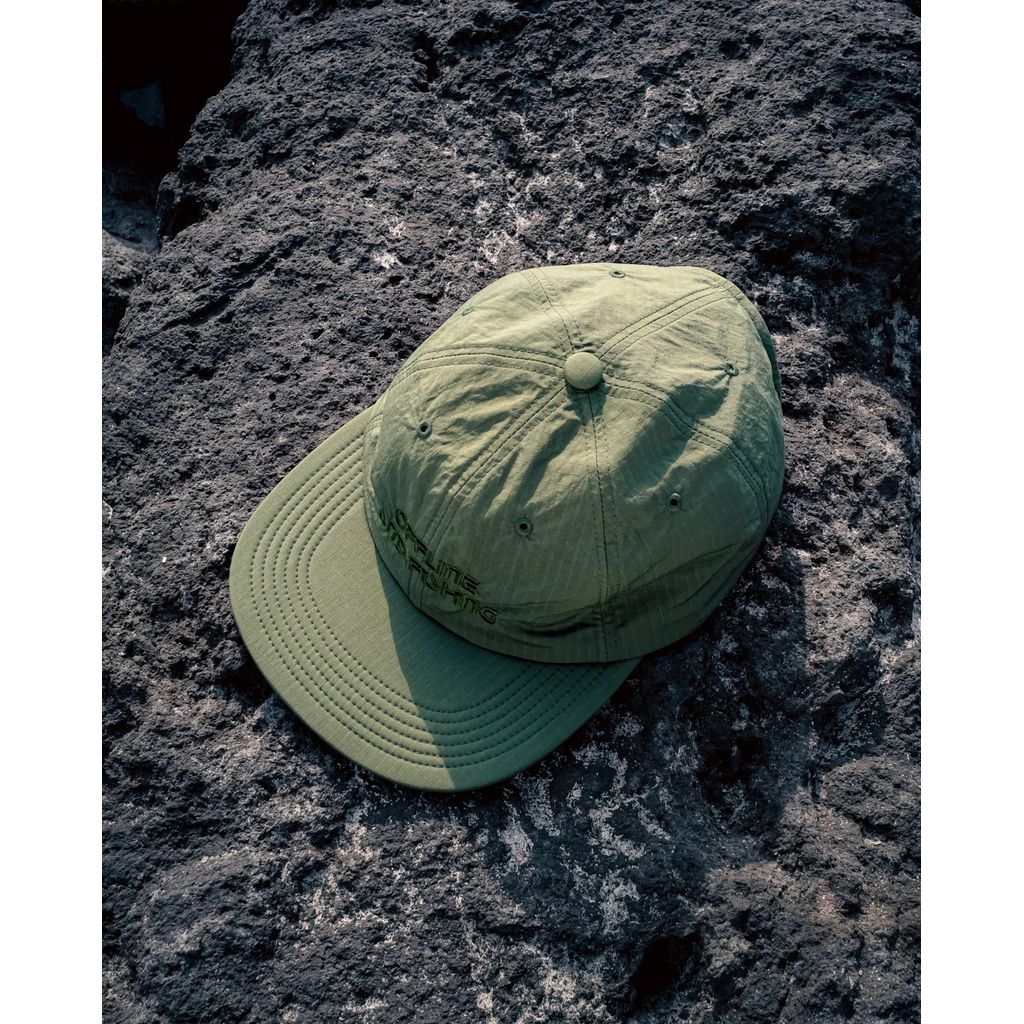 GARBAGE INDUSTRIES  SOFT BRIM 6 PANEL CAP w/ CHIN STRAP (OFFLINE)