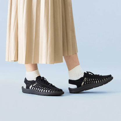 KEEN ウィメンズ ユニーク サンダル Black/Black
