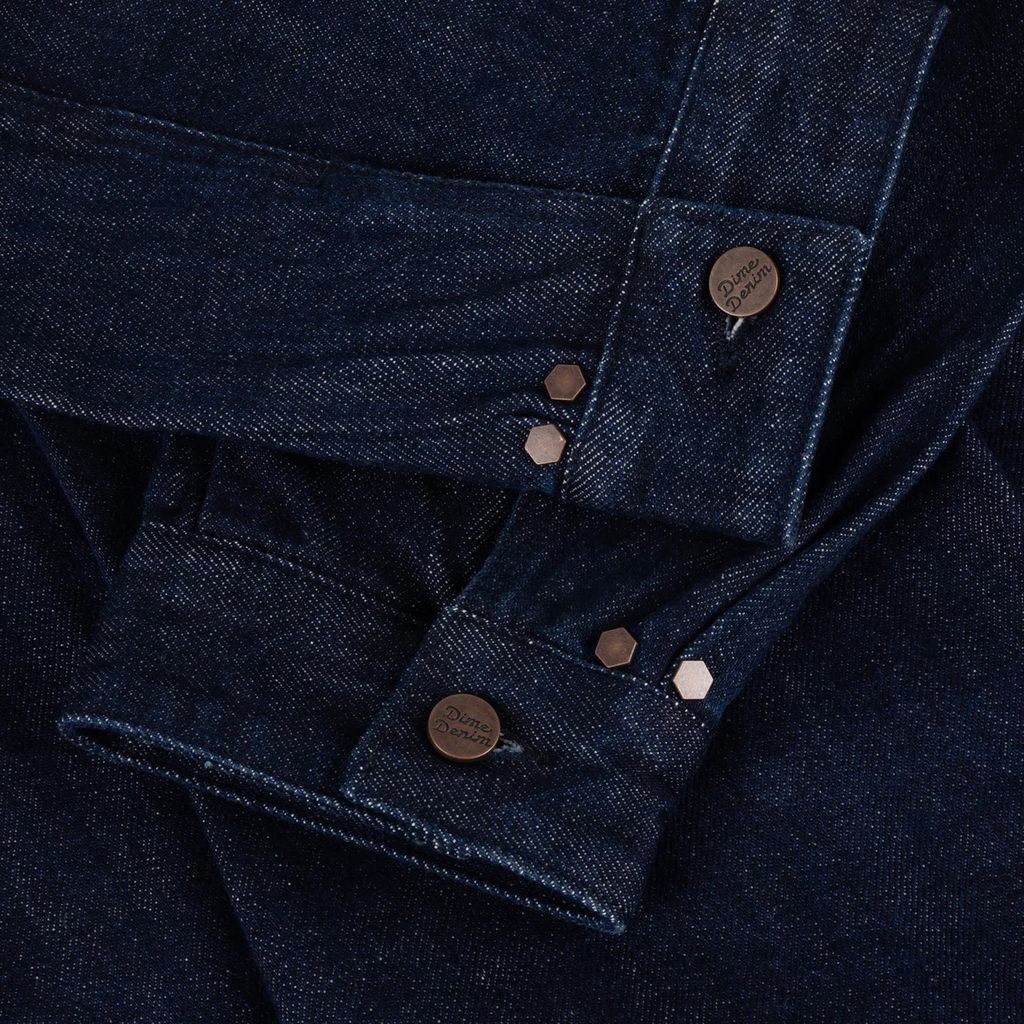 Dime Pleated Denim Jacket