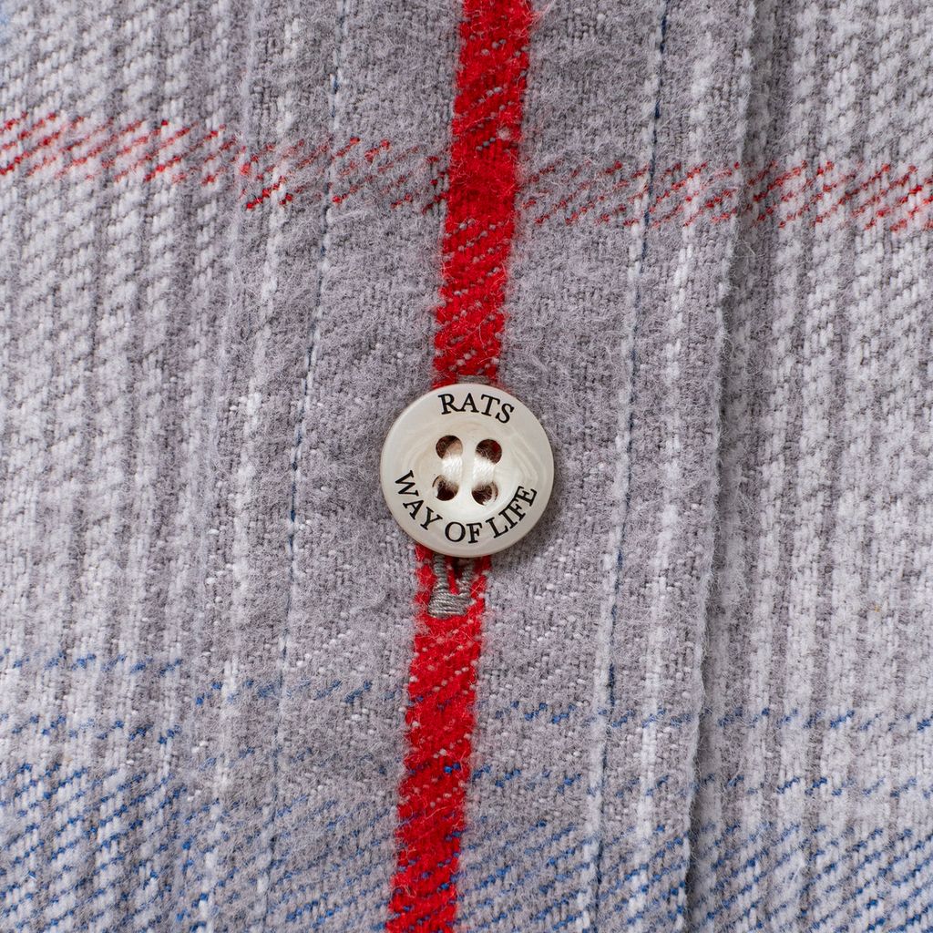 RATS COTTON FLANNEL CHECK SHIRT