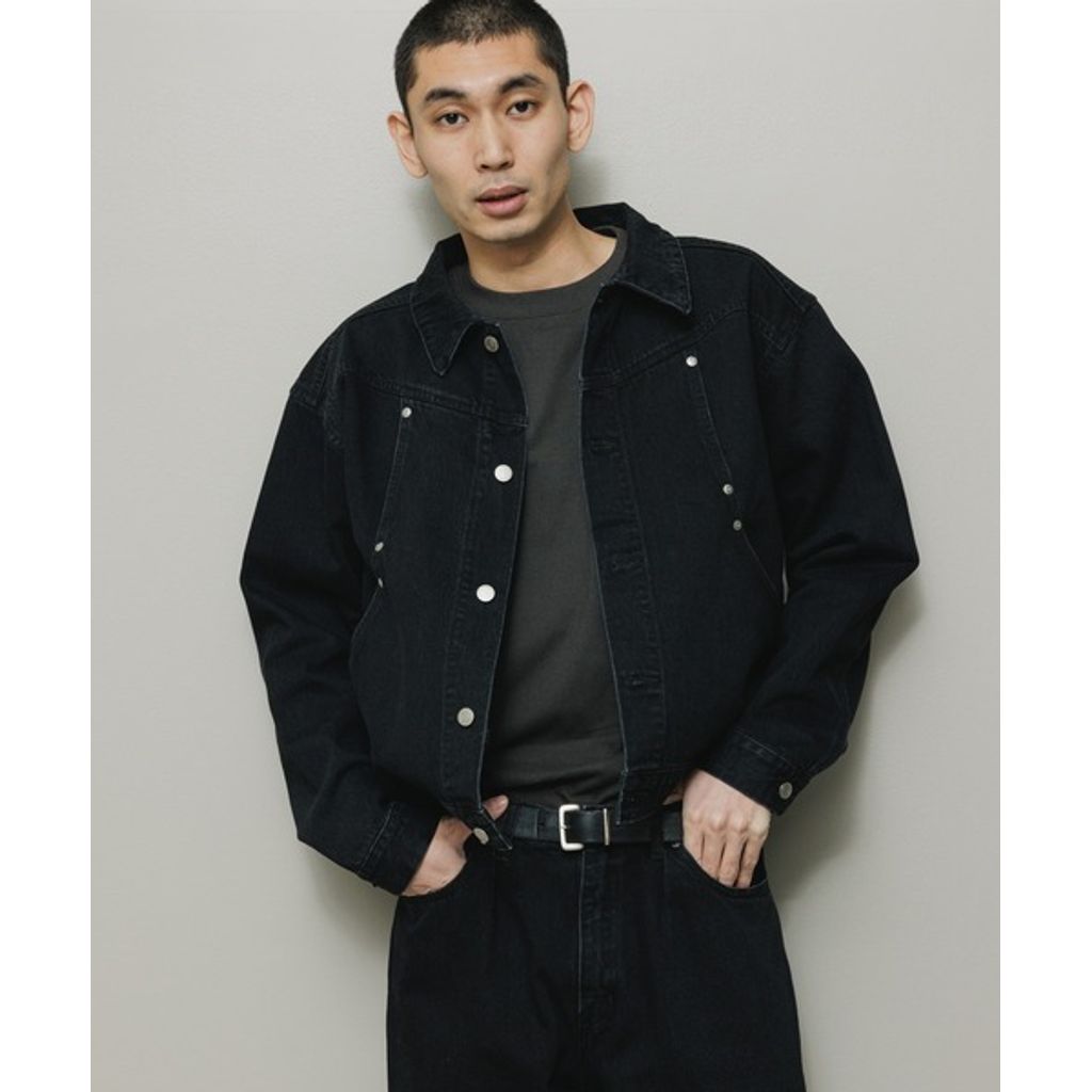 BAL CARB POCKET WASHED DENIM JACKET
