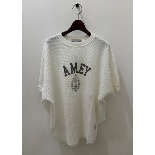 Americana アメリカーナ ビッグ ワッフル バック ガゼット ショートスリーブ プルオーバー 25SS BRF-M-767A/4