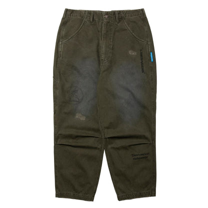 Liberaiders HANDWRITING PRINT CHINO SARROUEL PANTS